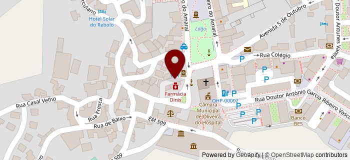 Travessa Professor Alexandre Marques Gomes, Oliveira do Hospital