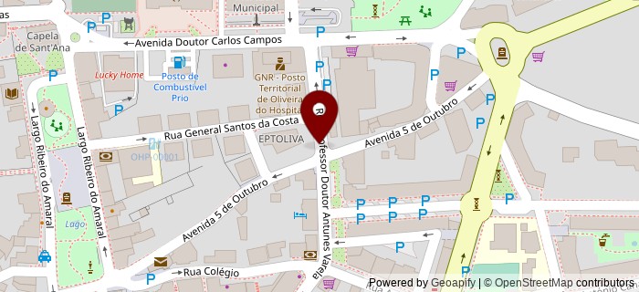 Rua Professor Doutor Antunes Varela, Oliveira do Hospital