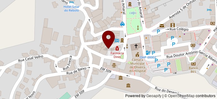 Largo Conselheiro Cabral Metello, Oliveira do Hospital