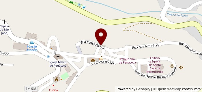 Rua Costa do Frio, Penacova