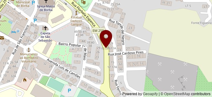 Rua Florbela Espanca, Borba