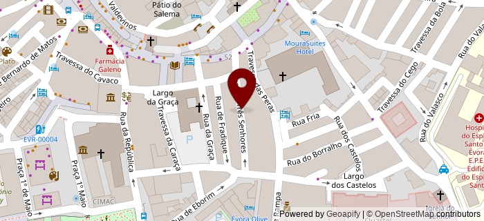 Rua dos Tr�s Senhores, �vora