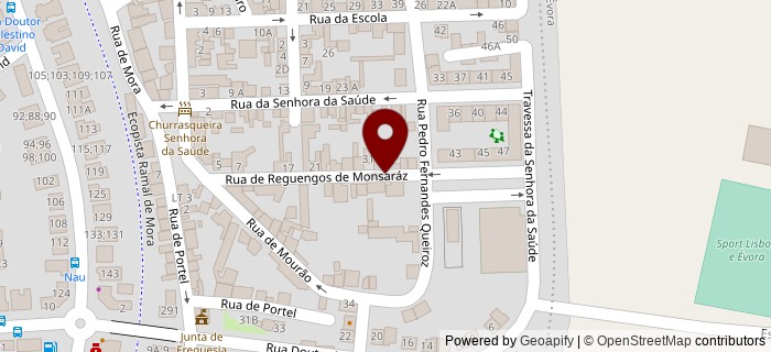 Rua de Reguengos de Monsaraz, �vora