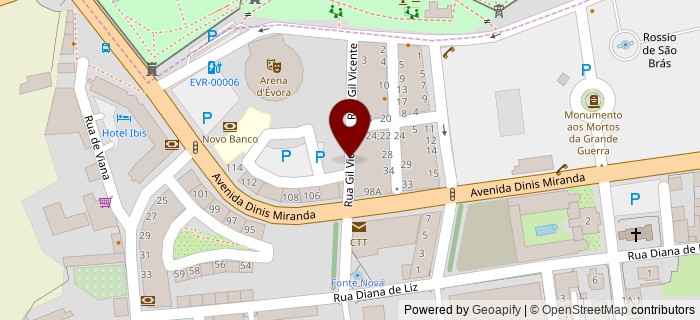 Rua Gil Vicente, �vora