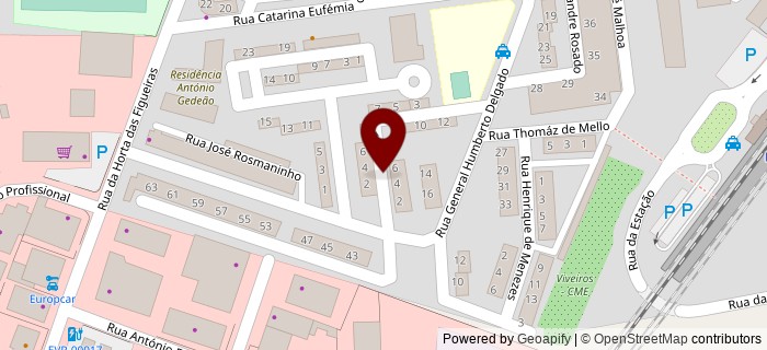 Rua Henrique Pous�o, �vora