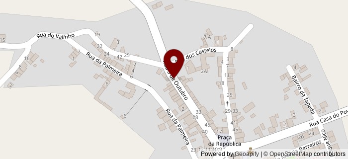 Rua 5 de Outubro, S�o Miguel de Machede