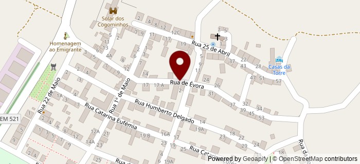 Rua de �vora, Torre de Coelheiros