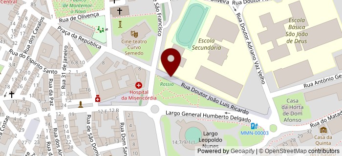 Rua Jo�o Lu�s Ricardo, Montemor-O-Novo