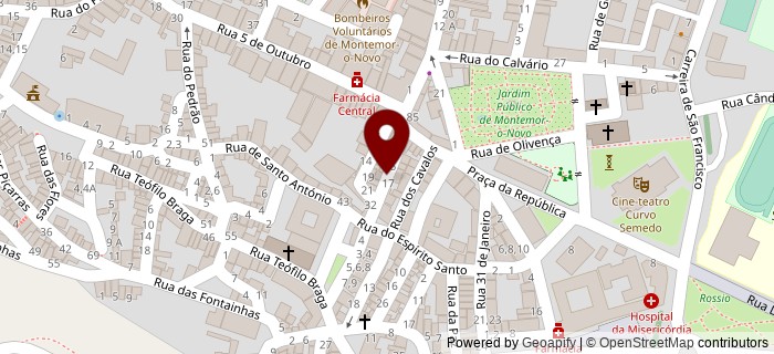 Rua das Pedras Negras, Montemor-O-Novo