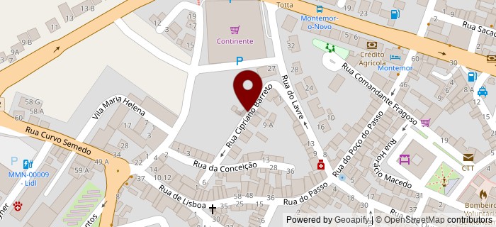 Rua Cipriano Barreto, Montemor-O-Novo