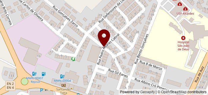 Rua Pedro Alvares Cabral, Montemor-O-Novo