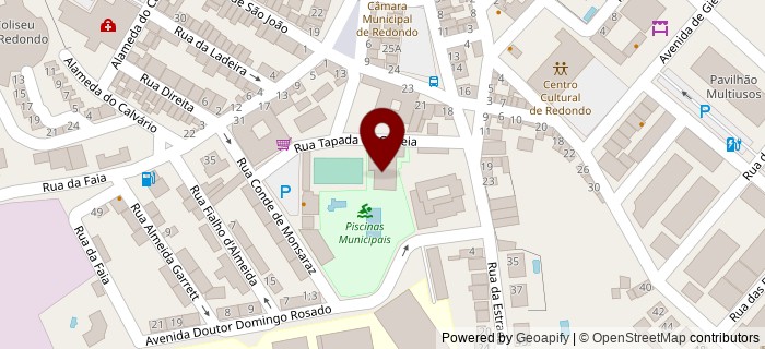 Rua das Piscinas, Redondo