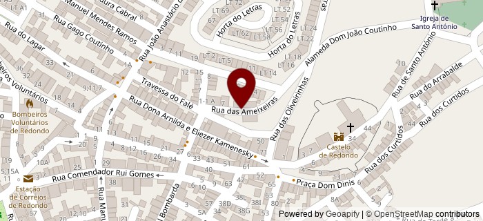 Rua das Ameixieiras, Redondo