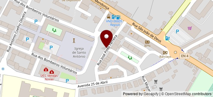 Rua Jos� Pinto Ferreira, Vendas Novas