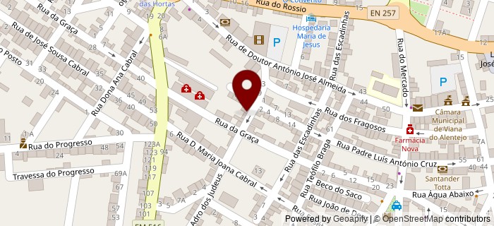 Rua Irm� Maria das Neves, Viana do Alentejo