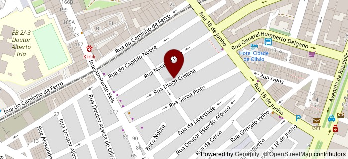 Rua Diogo Cristina, Olh�o